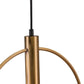 Gold Ring Metal Dimmable Chandelier