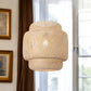 Natural Boho Weave Ceiling Lamp