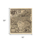 Vintage 1562 Map Of Early Americas Unframed Print Wall Art