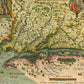 24" X 32" Map Of Virginia C1627 Vintage  Poster Wall Art