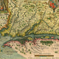 24" X 32" Map Of Virginia C1627 Vintage  Poster Wall Art
