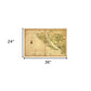 24" X 36" California As An Island C1650 Vintage Map Wall Art
