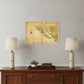 24" X 36" California As An Island C1650 Vintage Map Wall Art