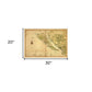 24" X 36" California As An Island C1650 Vintage Map Wall Art