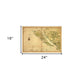 24" X 36" California As An Island C1650 Vintage Map Wall Art