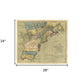 Vintage 1771 Map Of North America Unframed Print Wall Art