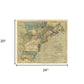 Vintage 1771 Map Of North America Unframed Print Wall Art