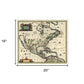 Vintage 1652 Map Of Early North America Unframed Print Wall Art