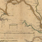 24" X 28" Map Of Kentucky Mammoth Cave Vintage  Poster Wall Art