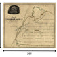 24" X 28" Map Of Kentucky Mammoth Cave Vintage  Poster Wall Art