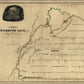 20" X 24" Map Of Kentucky Mammoth Cave Vintage Poster Wall Art
