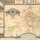 24" X 32" Map Of Tombstone Mining District Vintage Travel Poster Wall Art