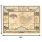 24" X 32" Map Of Tombstone Mining District Vintage Travel Poster Wall Art