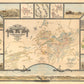 24" X 32" Map Of Tombstone Mining District Vintage Travel Poster Wall Art