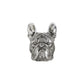 Set of Two 6" Silver Metal Dog Decorative Bookends