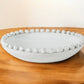 4" Off White Ceramic Tabletop Sculpture