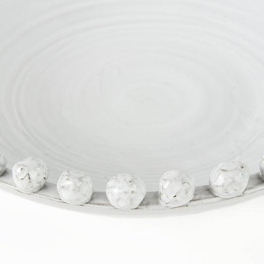 4" Off White Ceramic Tabletop Sculpture