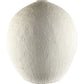 23" White Cylinder Ceramic Floor Vase