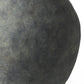 23" Gray Oval Distressed Ceramic Floor Vase