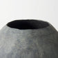 28" Gray Cylinder Ceramic Floor Vase