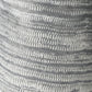 11" Gray and White Abstract Metal Jug Vase