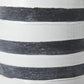 9" Blue And White Cylinder Ceramic Urns Jars