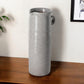 12" Gray Cylinder Ceramic Urns Jars