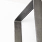 Brown Nickel and Solid Wood Six Tier Bookcase