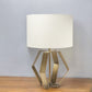 Gold Geometric Design Table Lamp