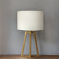 Metallic Gold Tone Geometric Table Lamp