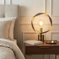 Golden Geometric Halo Table Or Desk Lamp