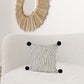Beige And Midnight Pom Pom Square Accent Pillow Cover