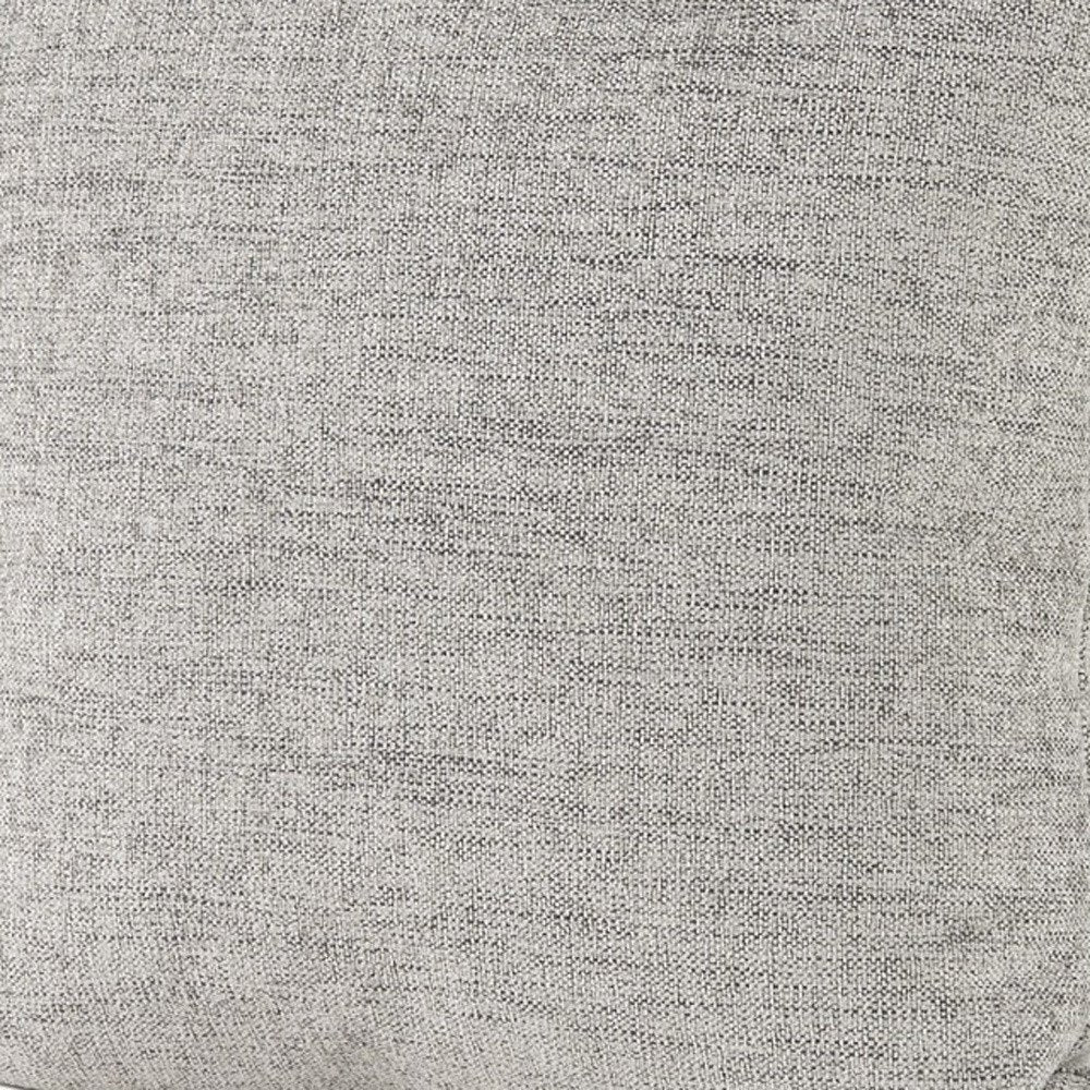 18" Gray Linen Throw Pillow Cover