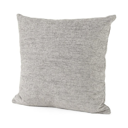18" Gray Linen Throw Pillow Cover
