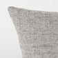 18" Gray Linen Throw Pillow Cover