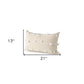 Clouds On Cream Canvas Lumbar Pillow Cover
