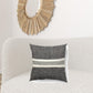Black And White Stonewash Throw Pillow Cover