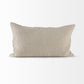 Beige And Black Plaid Pattern Lumbar Throw Pillow Cover