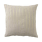 Beige And Gold Striped Pillow Cover