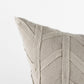 Light Gray Chevron Textured Pillow Cover