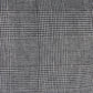 14" X 26" Black And White Herringbone Plaid Linen Throw Pillow Cover