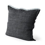 20" Gray Linen Throw Pillow Cover