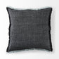 20" Gray Linen Throw Pillow Cover