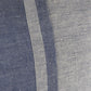 20" Blue And Gray Striped Linen Throw Pillow Cover