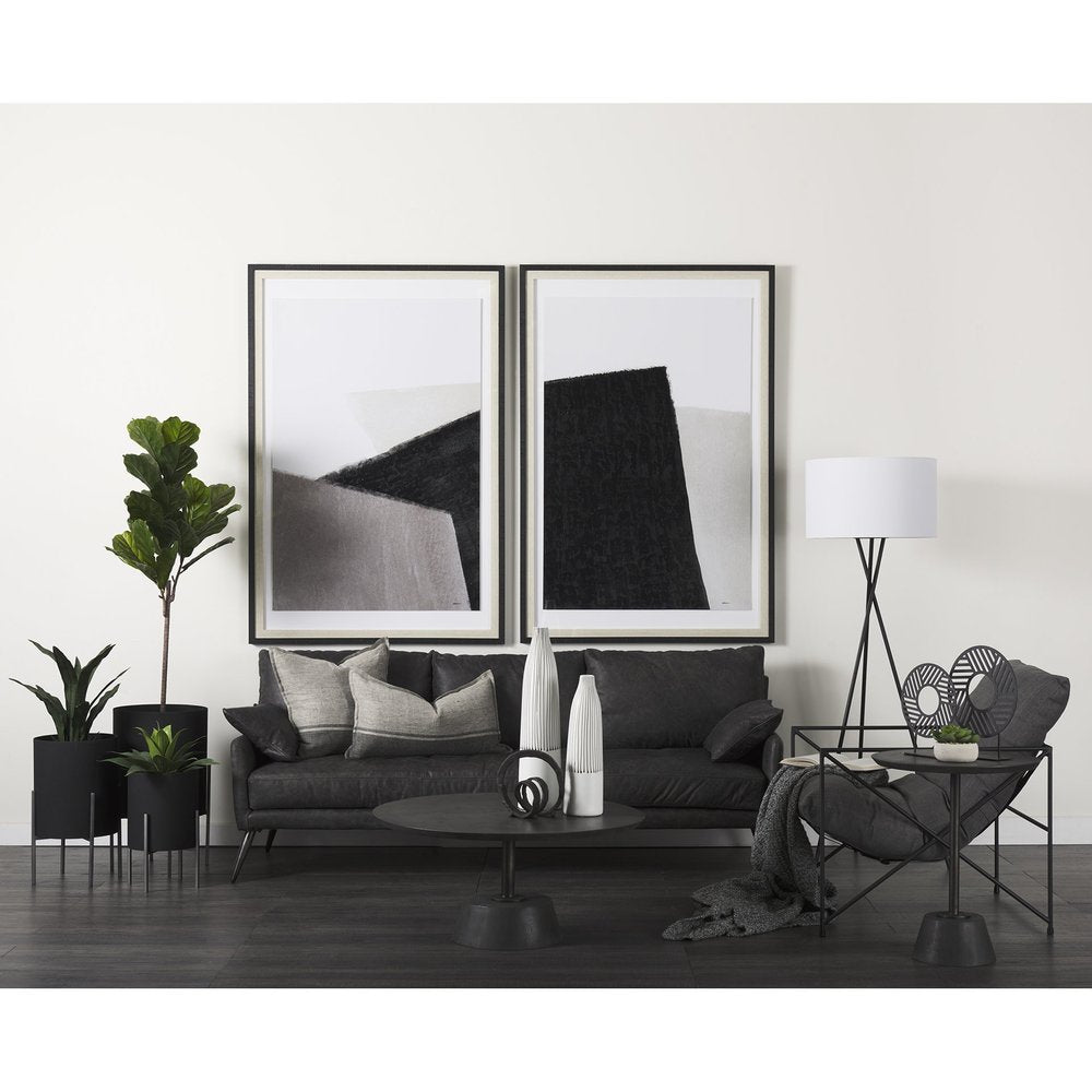 14" X 26" Dark Gray And Light Gray Striped Linen Lumbar Throw Pillow Cover