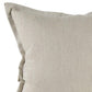 Cream Bordered Pillow Cover