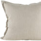 Cream Bordered Pillow Cover