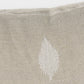 Beige And White Leaf Pattern Lumbar Pillow Cover