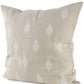 Beige And White Patterned Pillow Cover