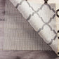 4' x 6' Ivory Striped Weave Non Slip Rug Pad